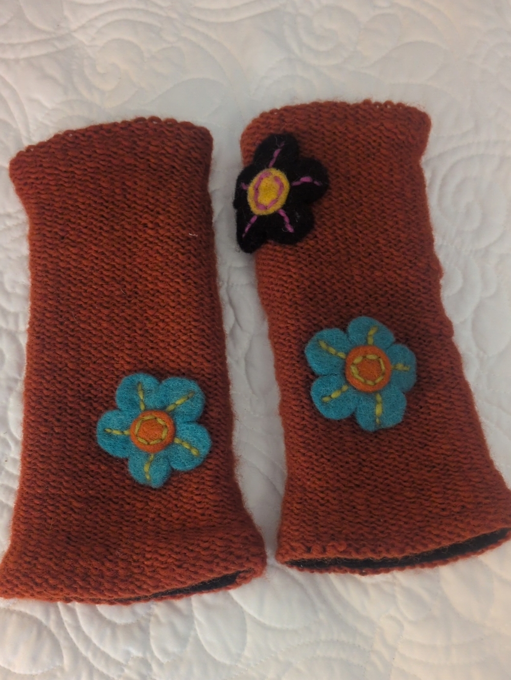 Fleece Lined Fingerless Gloves